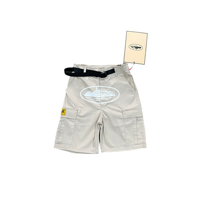 "Alcatraz" Cargo Shorts Beige