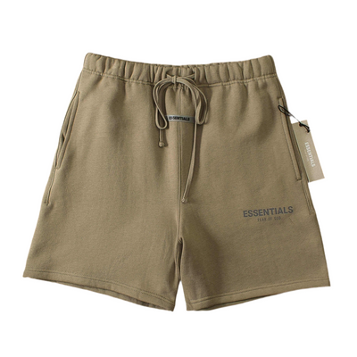 "Essence" Shorts Brown