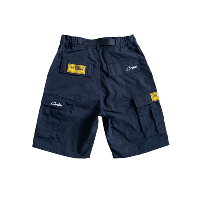 "Alcatraz" Cargo Shorts Black