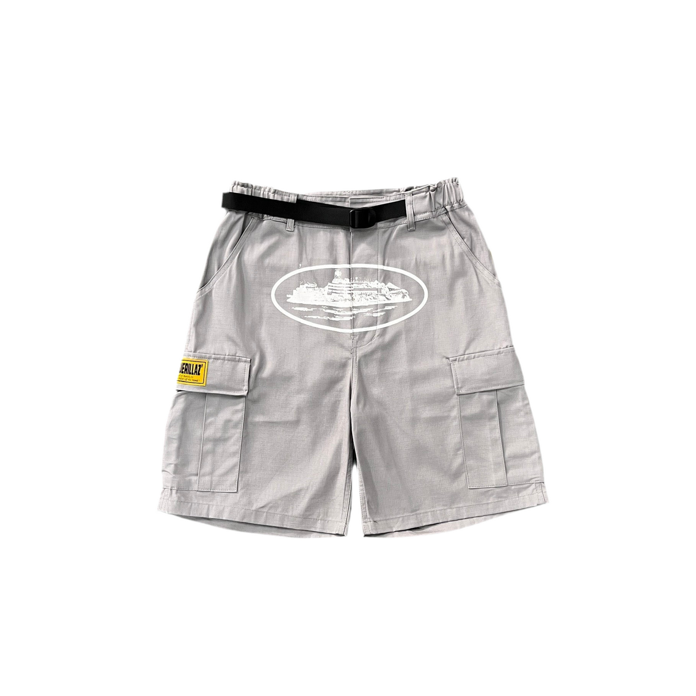 "Alcatraz" Cargo Shorts Grey