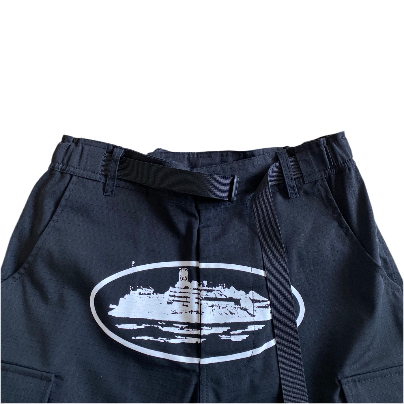 "Alcatraz" Cargo Shorts Black