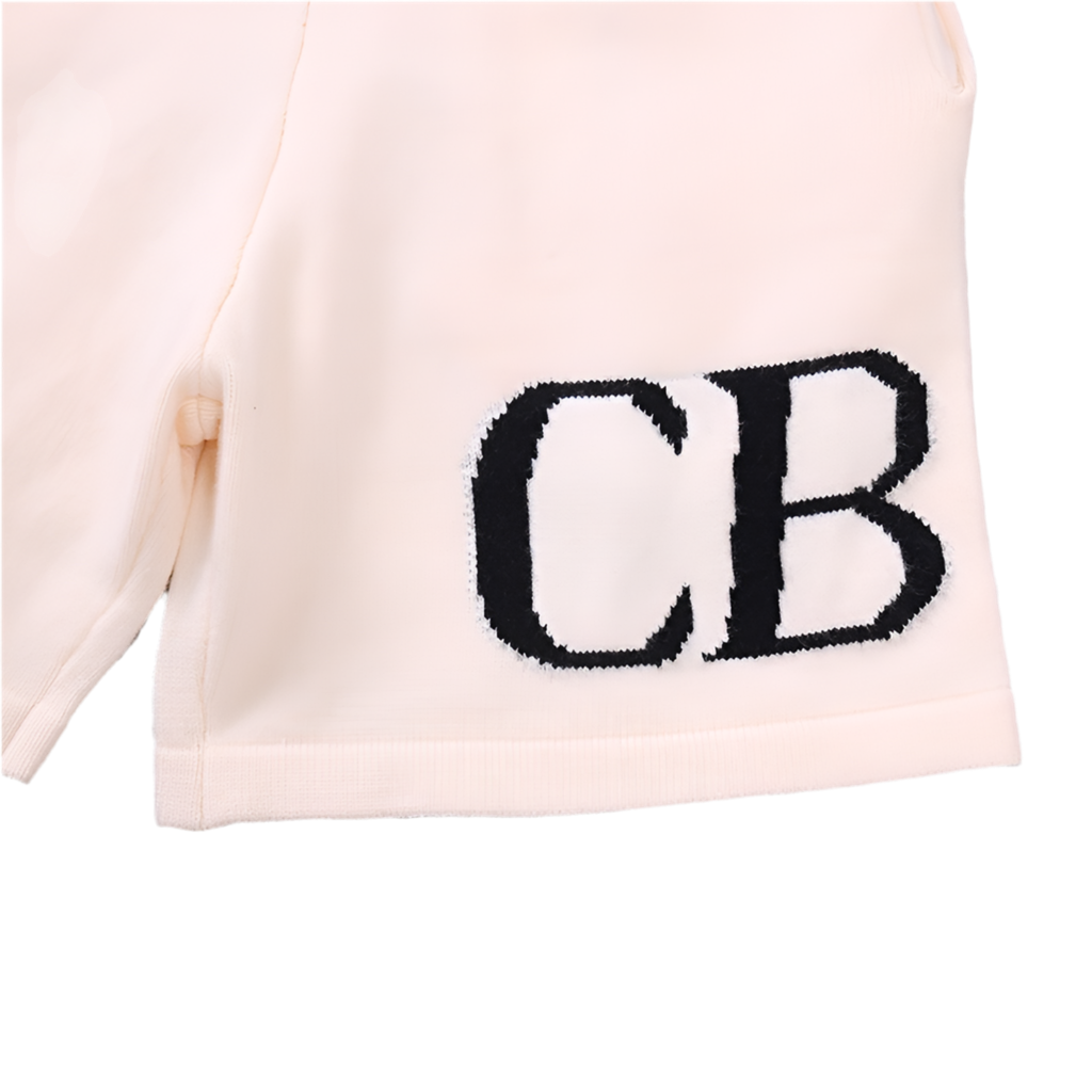 "CB" Shorts Beige