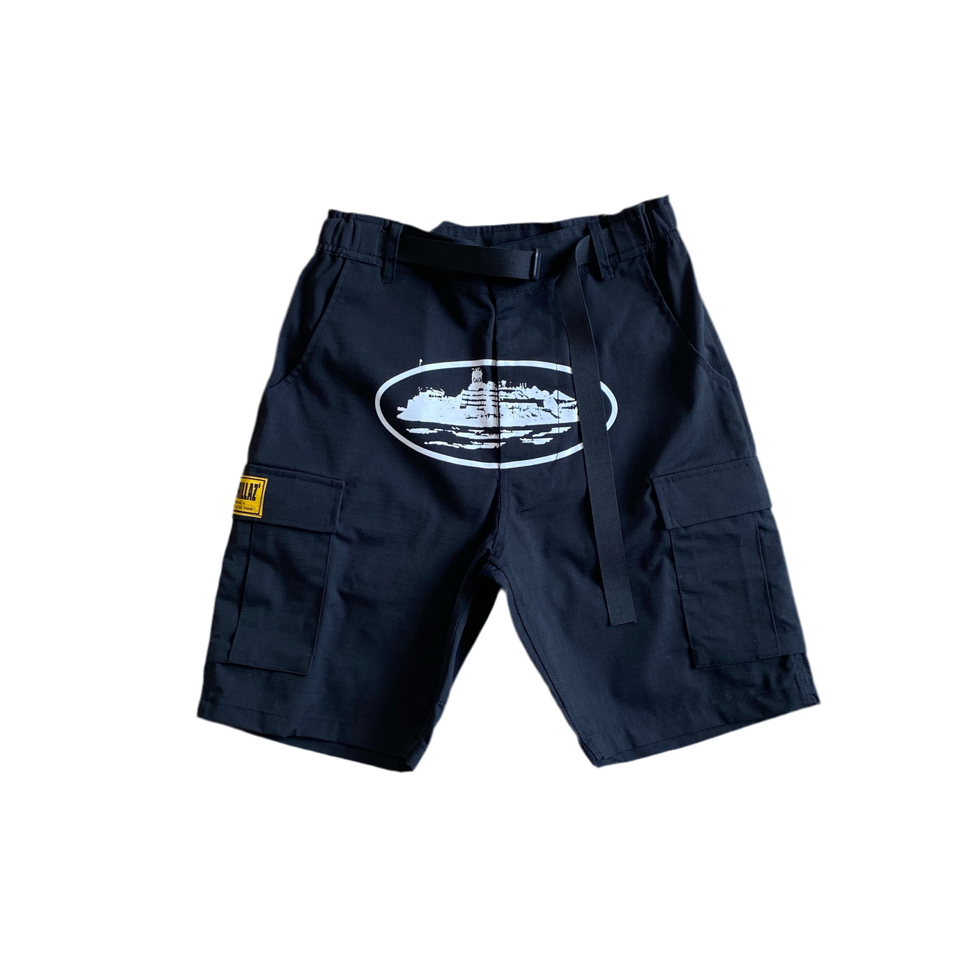 "Alcatraz" Cargo Shorts Black